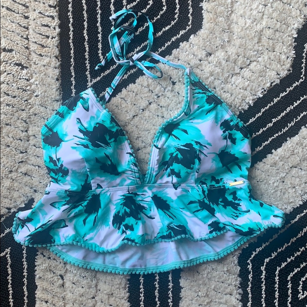 NWOT Nicole Miller bikini top sz 10